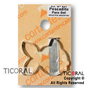 CORTANTE C 641 PESCADITO PARA GEL x 1